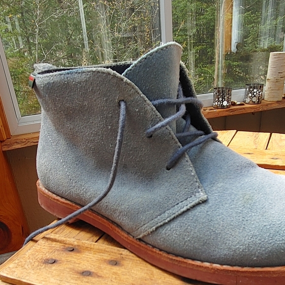 Incredible blue suede desert boots! - Picture 7 of 14